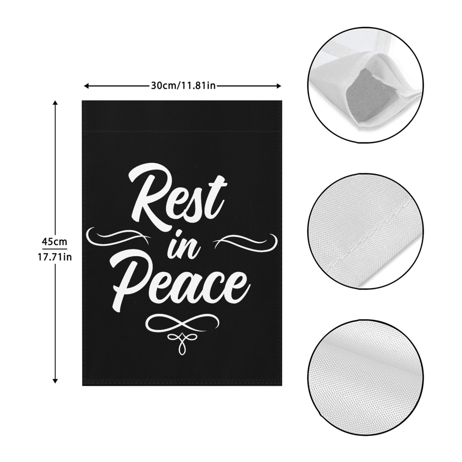 Amazon.com : Rest In Peace Outdoor Flag, Decorative House Outdoor