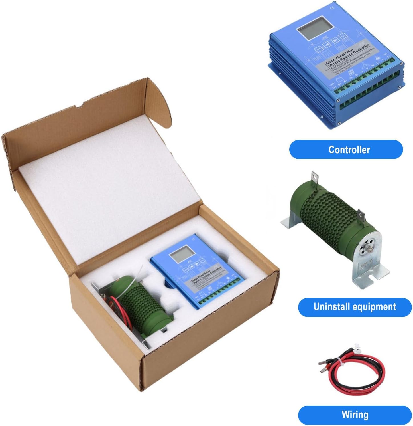 13000w Universal Renewable Energy Controller for Off-Grid Wind Solar Hybrid Systems Hybrid Charge Controller, Solar Controller, Mppt Solar Charge Controller 12V-13000W