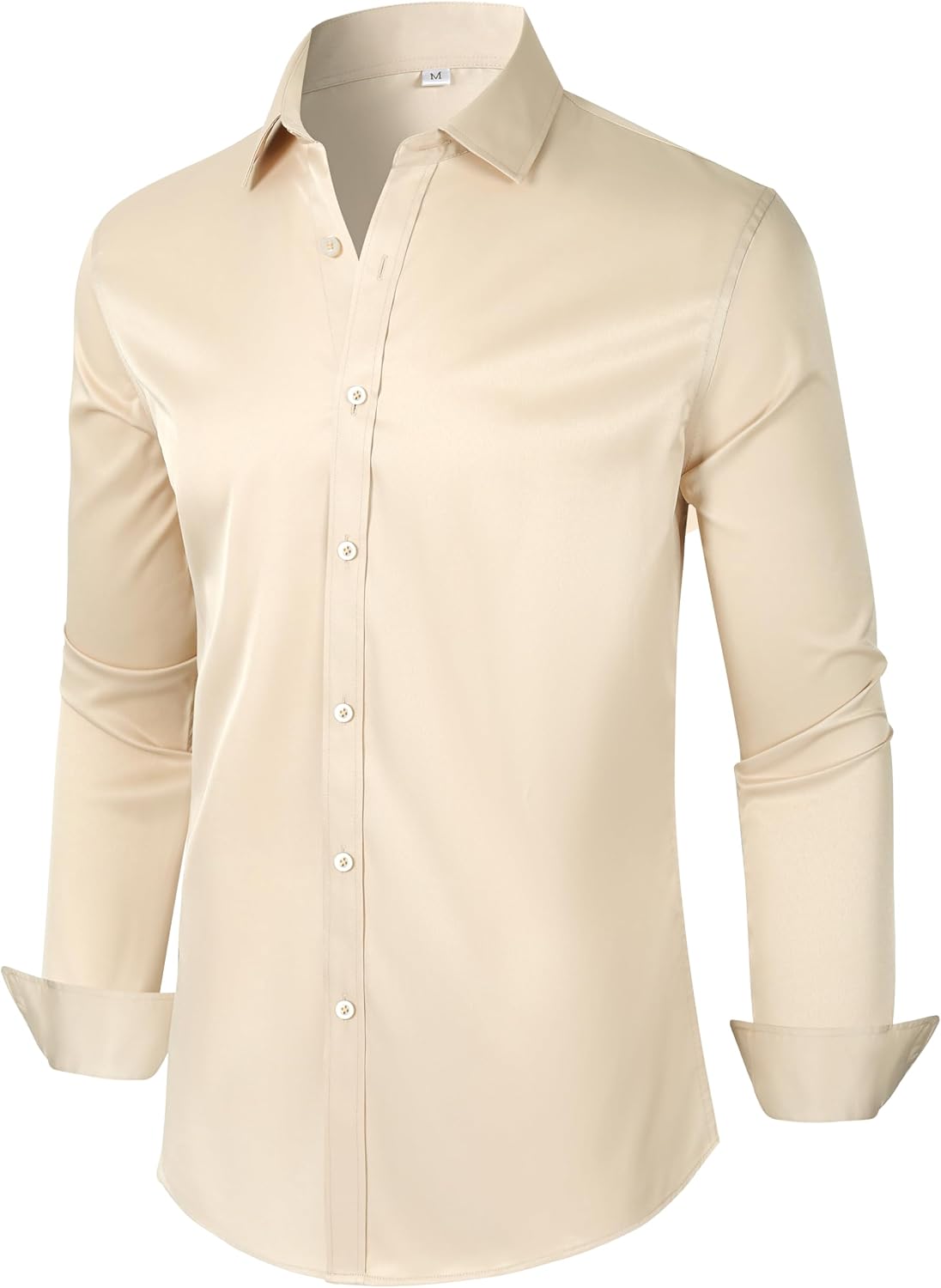 Wrinkle Resistant Men's Dress Shirt Button down Long Sleeve Business Casual