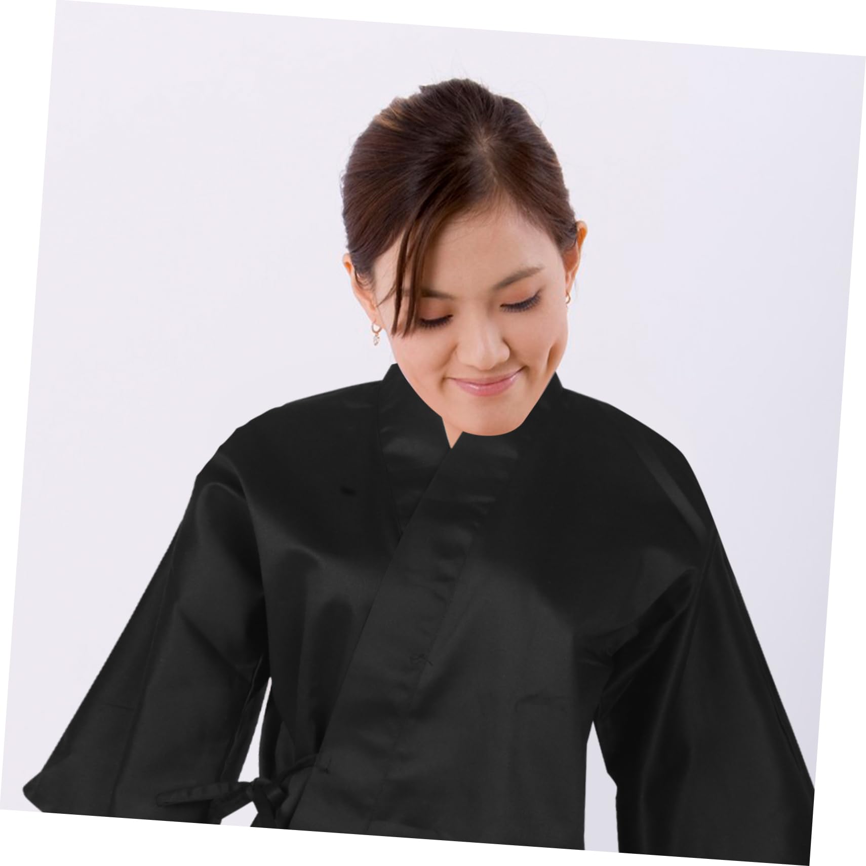 FOMIYES Divisa Cuoco Giapponese Giacca Chef per Sushi Bar Abito Unisex Traspirante Cappotto da Ristorante Design Culturale Unica per Uomo e Donna