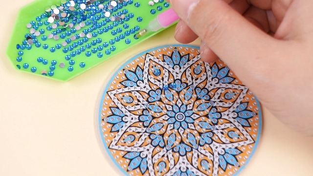 Set 16 imanes decorativos tortuga mandala verano miniatura 7