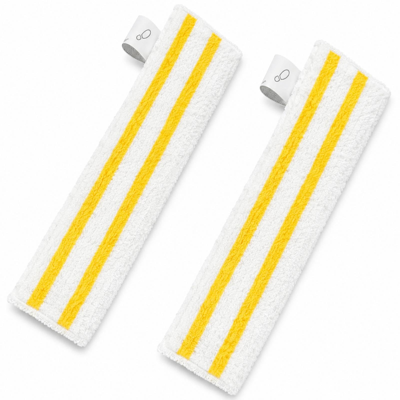Kioylmo Steam Mop Pads for Karcher EasyFix SC3 SC4 SC5 Steam Cleaner, Microfibre Floor Cloths&Handheld Nozzle PadsMicrofibre Washable Floor Cloths for Hard Floors and Tiles 2 Pack