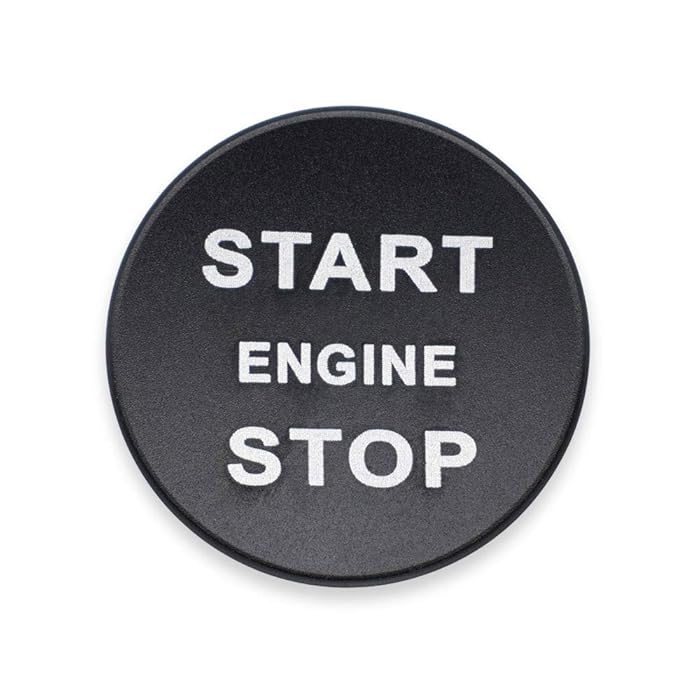 Buy Ceyes Car Start Engine Stop Emblem Push Button Start Overlay Decal