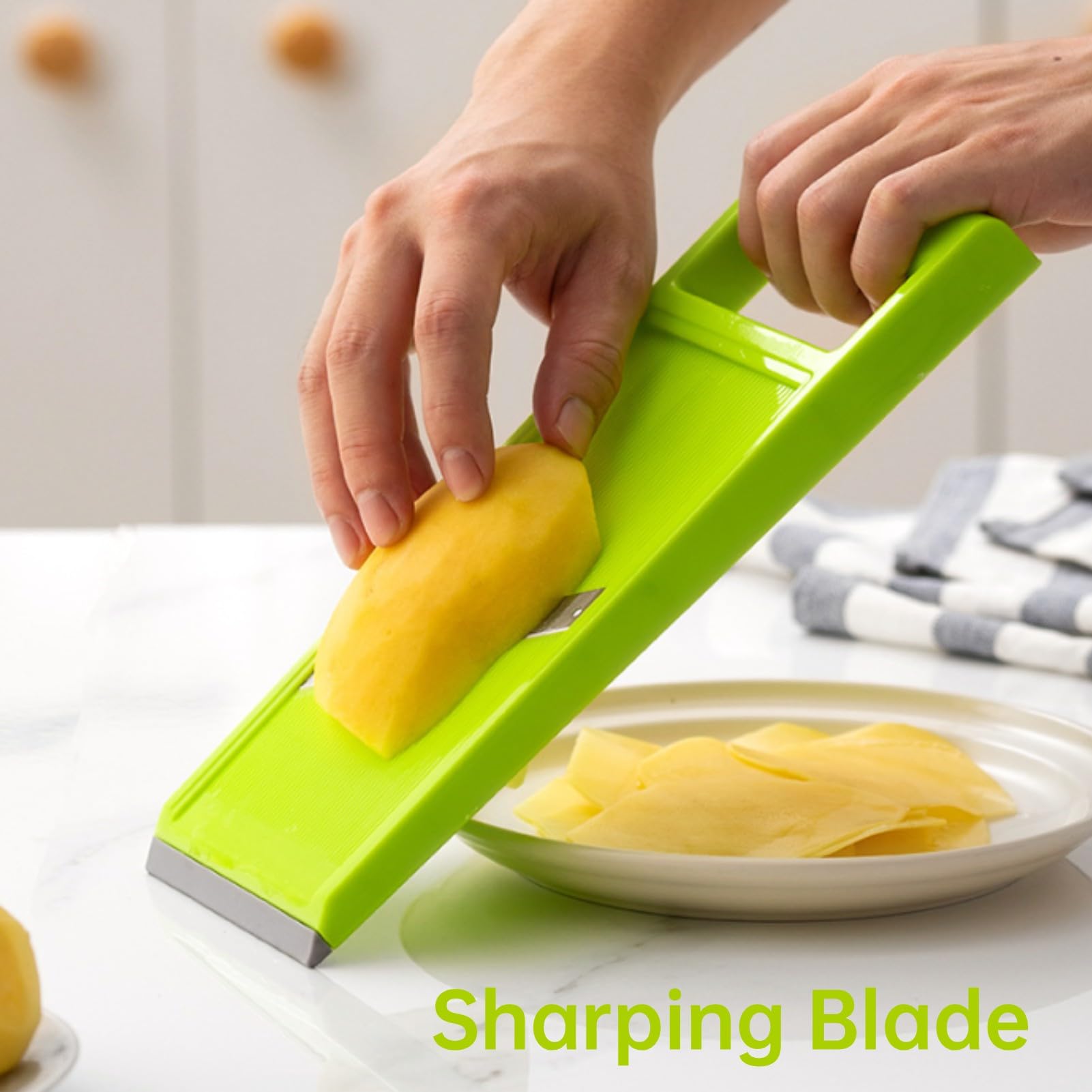 Handheld Mandoline Slicer, Vegetable Chip Maker, Multi Purpose Vegetable Slicer Cutter - Image 2