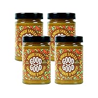 Vista 13 de Mermelada de Albaricoque GOOD GOOD - Sin Azúcar Añadida - Baja en Calorías - Sin Gluten y Vegana - Apto para Diabéticos y Keto - 12 oz / 330 g