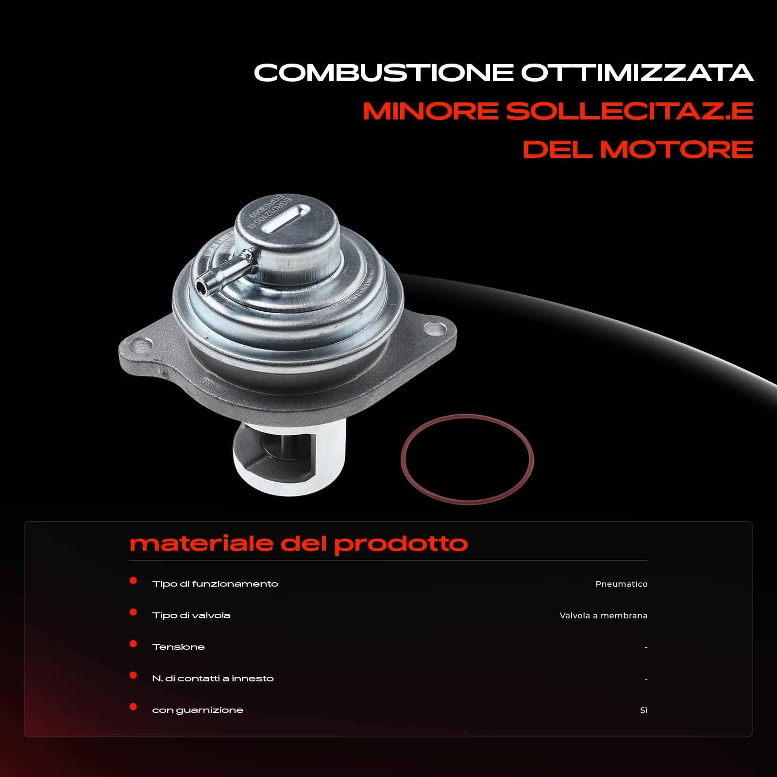 Frankberg Valvola EGR con guarnizione 6401402060 | Compatibile con: Classe B W245, Classe A W169