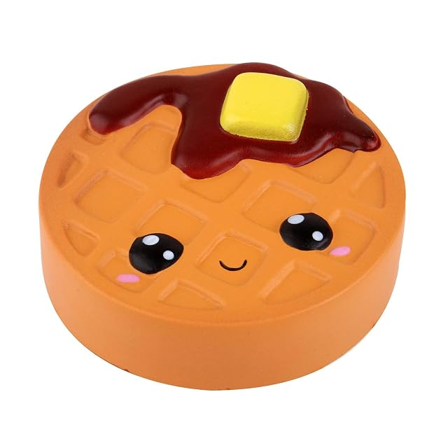 Anboor Juguetes Antiestrés Gofre Pastel Squishy Lento Aumento Jumbo Super Suave Perfumado Kawaii El Alivio…