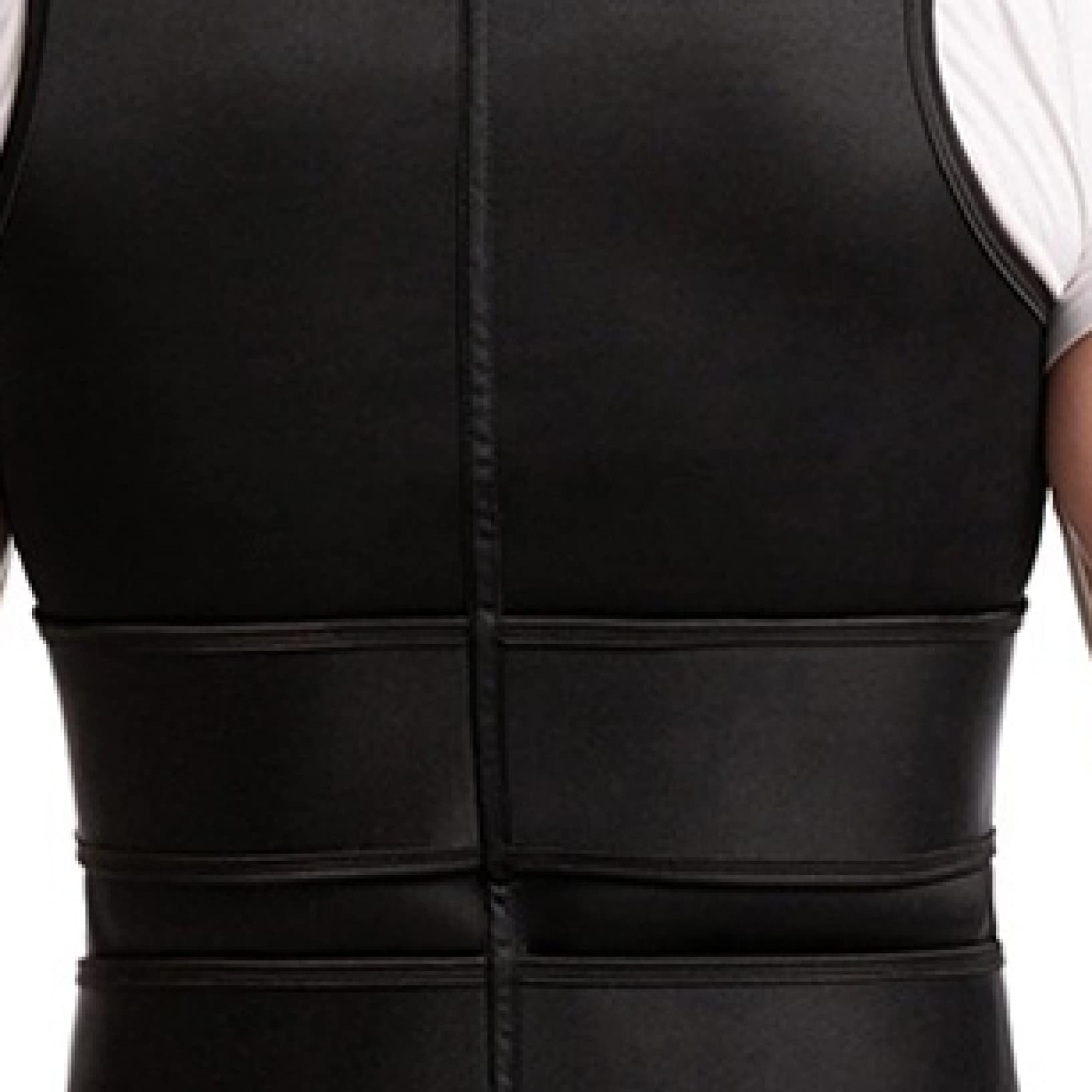 tank top do sauny gorsetowy dla mężczyzn trwała kamizelka modelująca z paskiem, szczuplejsze urządzenie do modelowania sylwetki do utraty wagi