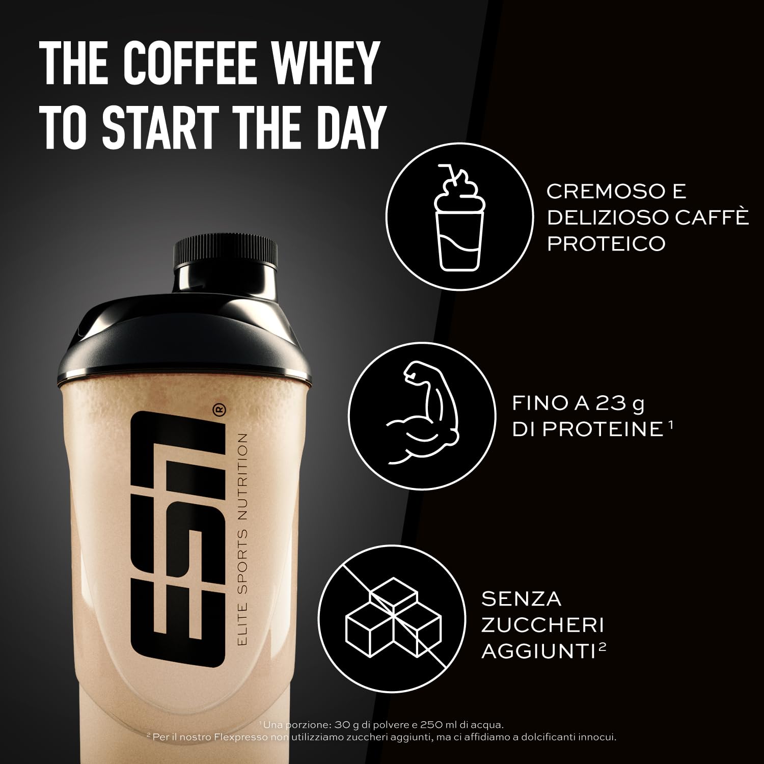 ESN Flexpresso Protein Coffee, White Chocolate Mocca, 908 g, caffè proteico cremoso con fino a 22 g di proteine per porzione - prodotto in Germania