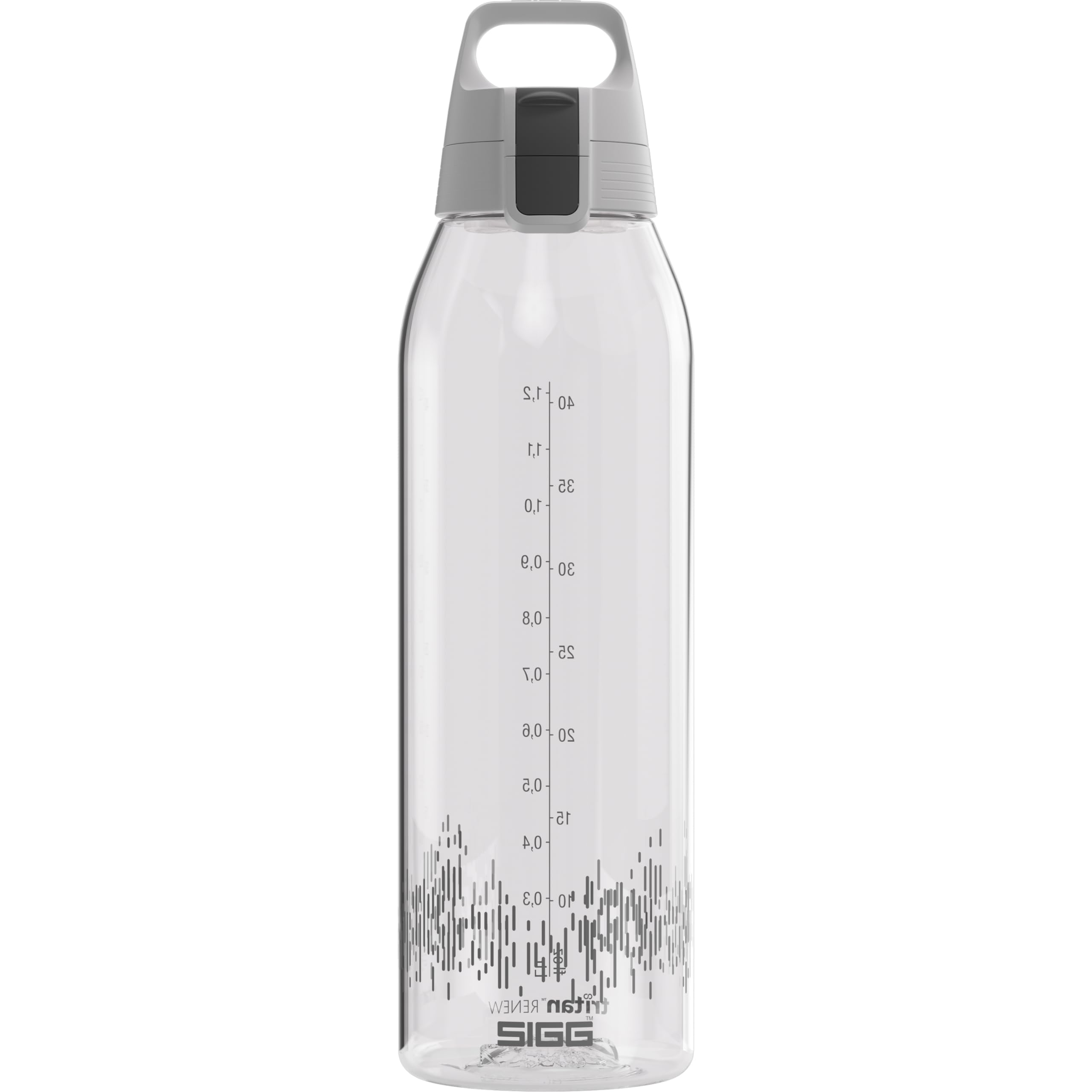 SIGGTritan Renew Transparent Water Bottle - Total Clear ONE MyPlanet - For Carbonated Beverages - Dishwasher Safe - With Fruit Strainer - Leakproof & Lightweight - BPA Free - 17 Oz / 25 Oz / 51 Oz