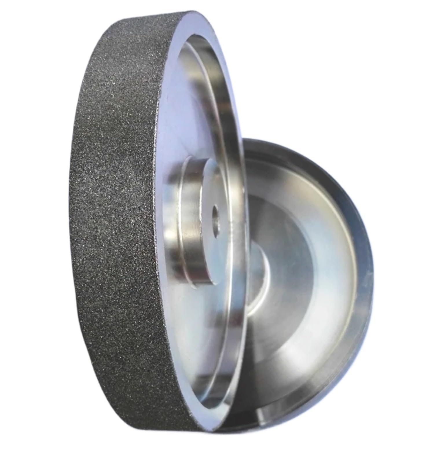 Diamentowa Tarcza Szlifierska Garnkowa, 6 Cali Do Polerowania Metalu I Kamienia - Ziarnistość 80-3000, Kształt Płaski, Otwór 16 Mm(400#)