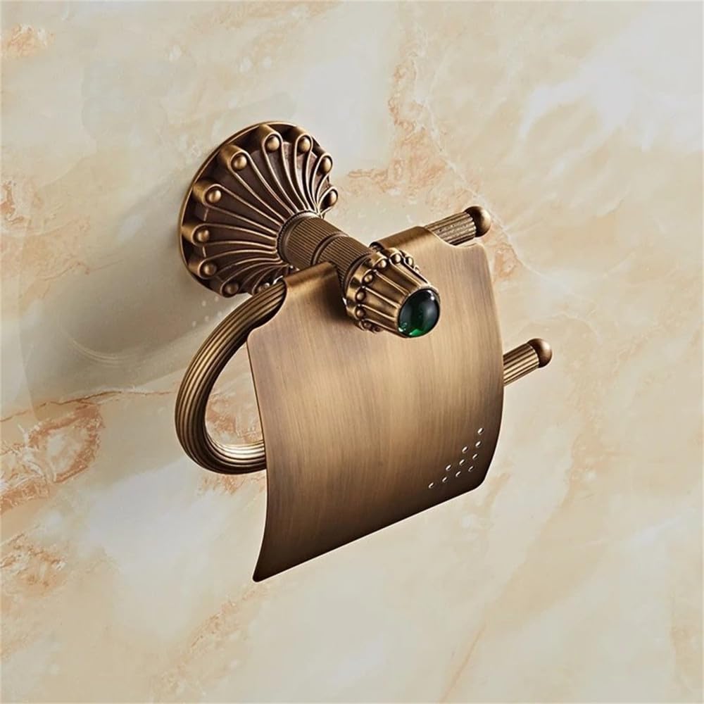 Support rangement salle de bain laiton antique anti-rouille pour organiser vos serviettes