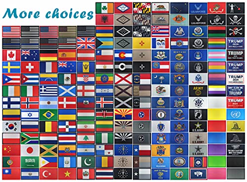 Jbcd 3 Pack Texas Flag Patch States Flags Tactical Patch Pride Flag Patch For Clothes Hat Team Military Patch #TOP6