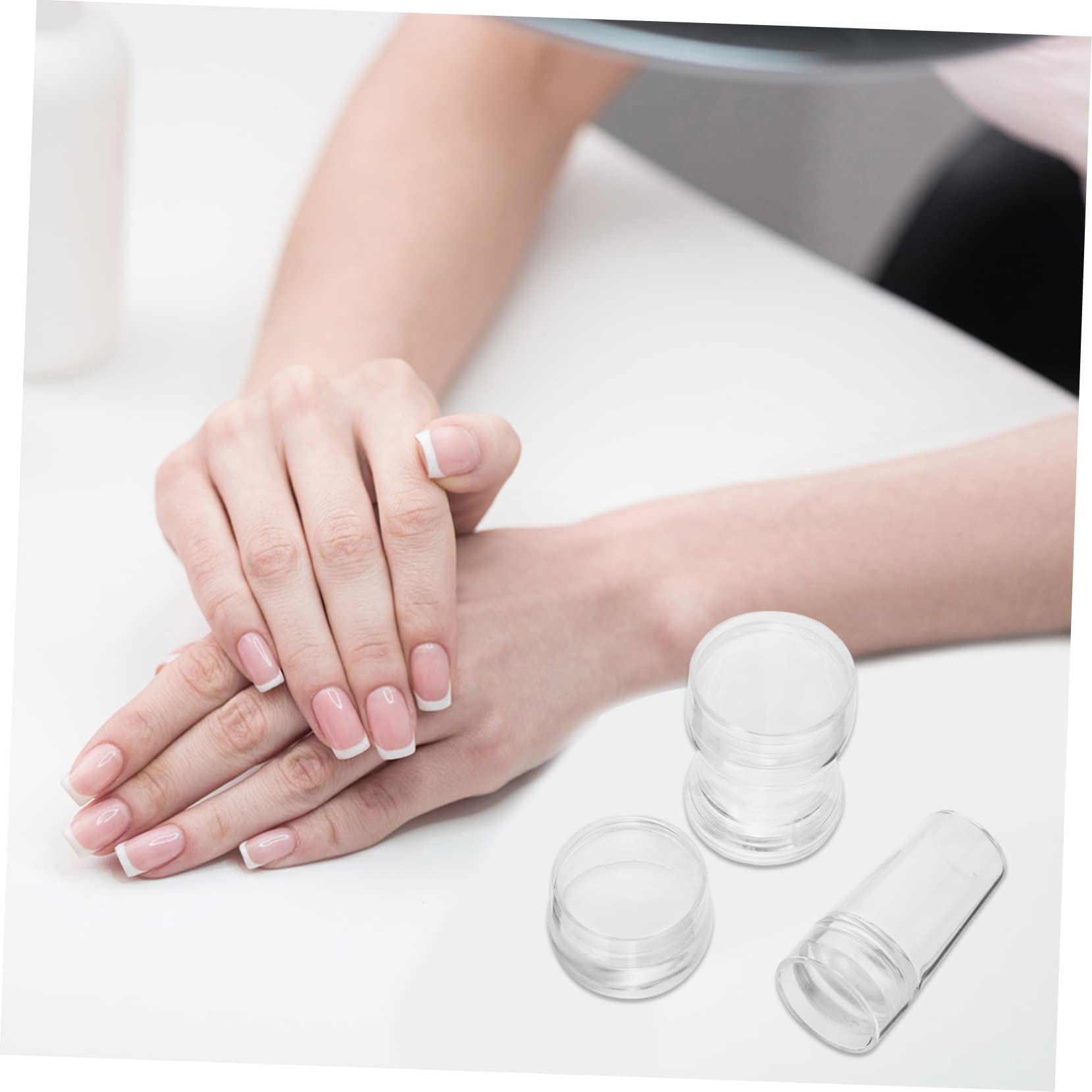 FRCOLOR 12 Set Di Stampini Per Nail Art Strumenti Per Manicure E Timbratura Con 10 Timbri Per Unghie Raschietto Sicuri Per La Pelle E Adatti A Tutte Le Età.