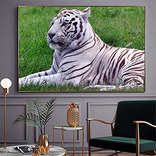 DIY 5d diamant peinture complet motif tigre en strass point de croix 80x180