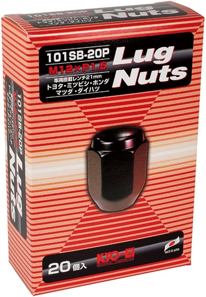 KYO-EI Industry lug nuts [number: 20 pcs] [bag type 21HEX] M12 x P1.5 101SB-20P