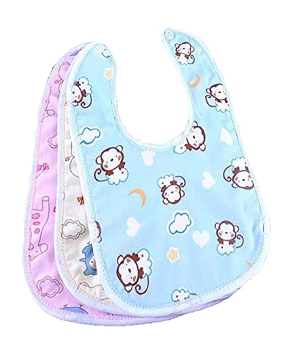 BADAL KIDZ Waterproof Baby Bibs For 6 to 12 months | Soft Cotton Bib For Newborn Babies, Infants & Toddlers | Baby Apron | Feeding Bibs | Waterproof Spill Resistant Bibs-picture-21