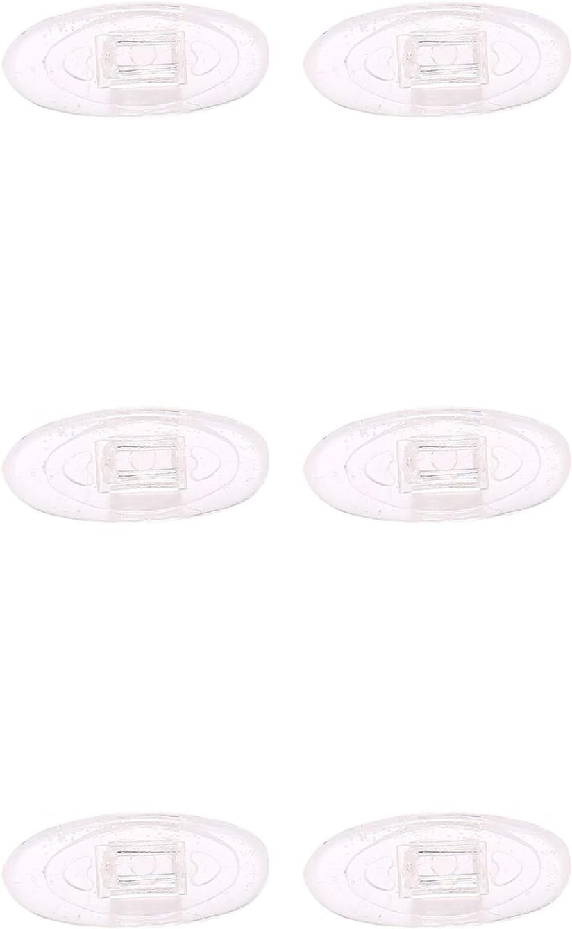 Clear Push-on Nose Pads for Oakley Eyeglass Frames OX5079 OX5038 OX5066 OX5088 OX3102 OX5040 OX5042 etc.