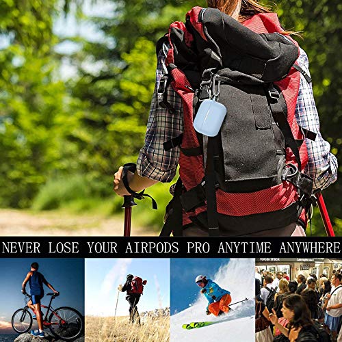 Custodia per AirPods Pro,Watruer Soft Silicone