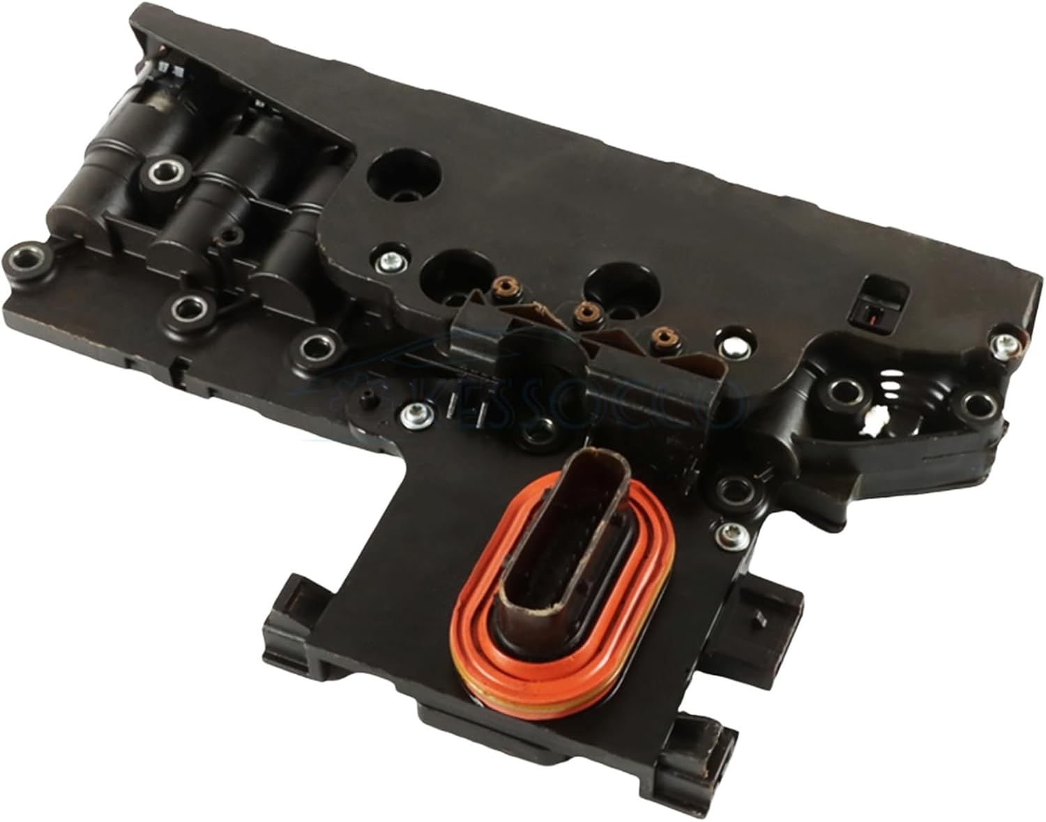 Kessocco 6F50 6F55 Transmission Valve Body Solenoid Module Compatible with 2007-2018 Edge Explorer MKS MKT MKX MKZ Replace# AA5P-7Z369-AA DA8P7G391AA DA8P7G391AB