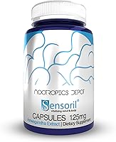Vista 1 de Sensoril Ashwagandha Cápsulas 125 mg 90 unidades Hierba ayurvédica Extracto estandarizado de Withania somnifera Clínicamente probado