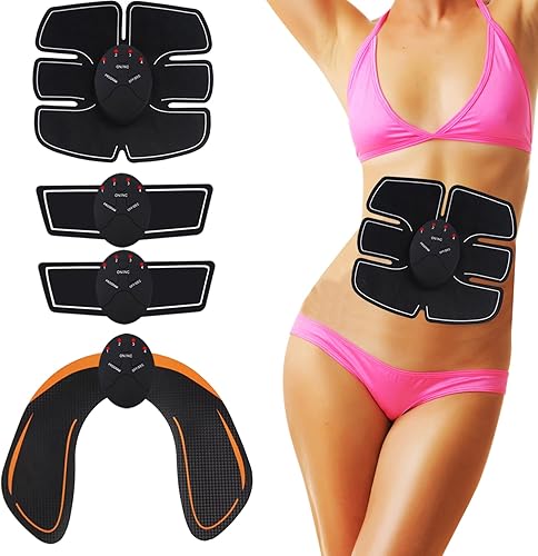 Cinturón de ajuste, estimulador, muscular, accionado, para acondicionamiento muscular para hombres y mujeres, abdomen, brazos, piernas, ejercicio en