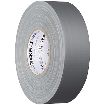 Shurtape Duck Pro Professional Grade, Heavy Duty, Co-Extruded Cloth Duct Tape for RV, Motorsports and Housing Assembly, 48mm x 60yd, 14.5 mil, Silver, 1 Count (105457)