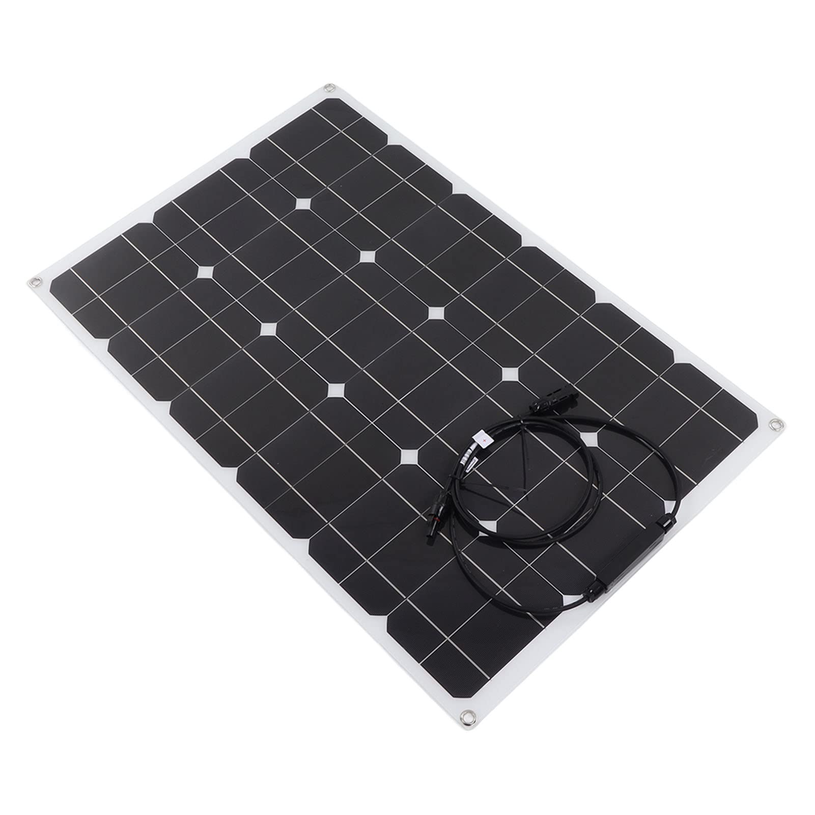 Zerodis Kit Pannello Solare Flessibile Pannelli Solari Monocristallini con Controller 40A per Box/Cover di Barche