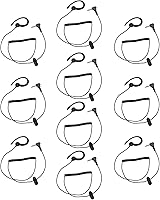 LYWBETOP 10-Pack 3.5mm Surveillance Earpiece G-Shape Covert Listen-Only Headset for Baofeng Motorola Kenwood Cobra Midland Radios