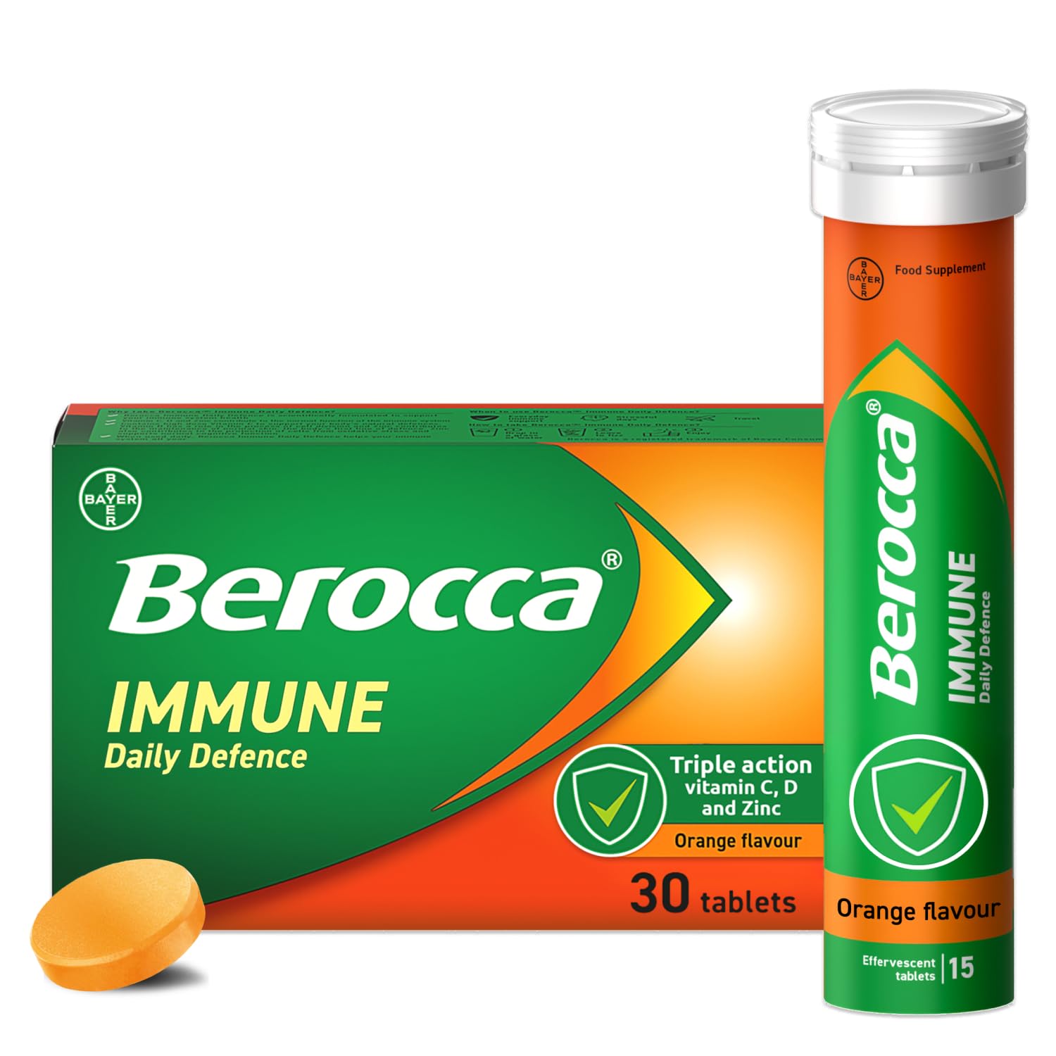 Berocca Immune Daily Defence Effervescent Tablets