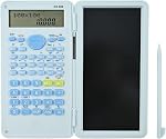 DS-869 240 Functions Scientific Calculator with Writing Pad,Dual-Function Engineering Calculator Scientific with Notepad,Equipped with Electronic Pen and 10+2 Display for Students and Offices(Pink)