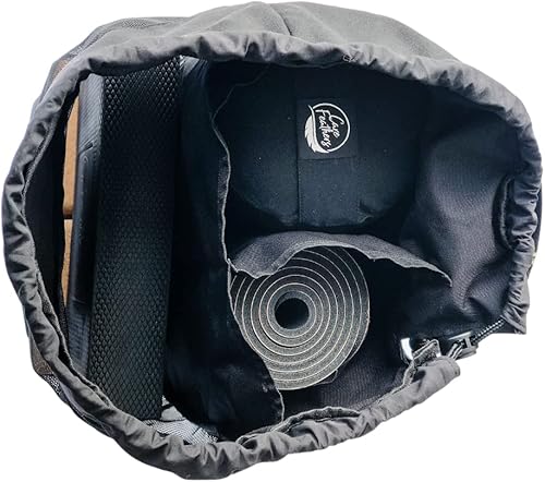 Miniatura 2 de Care Feathers Kit de yoga y fitness, tapete de yoga de corcho, 2 bloques de corcho, correa de yoga, refuerzo, bandas de resistencia, bolsa de