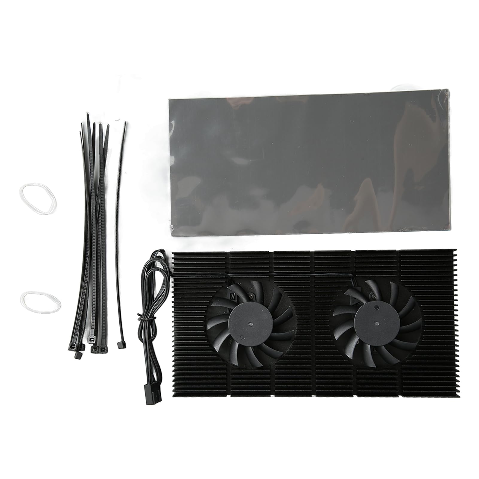 GPU Backplate Cooling Lüfter Sturdes Aluminium -Legierungskühlkörper für RTX 3090 3080 3070, Langes Lebensdauer für Spieler