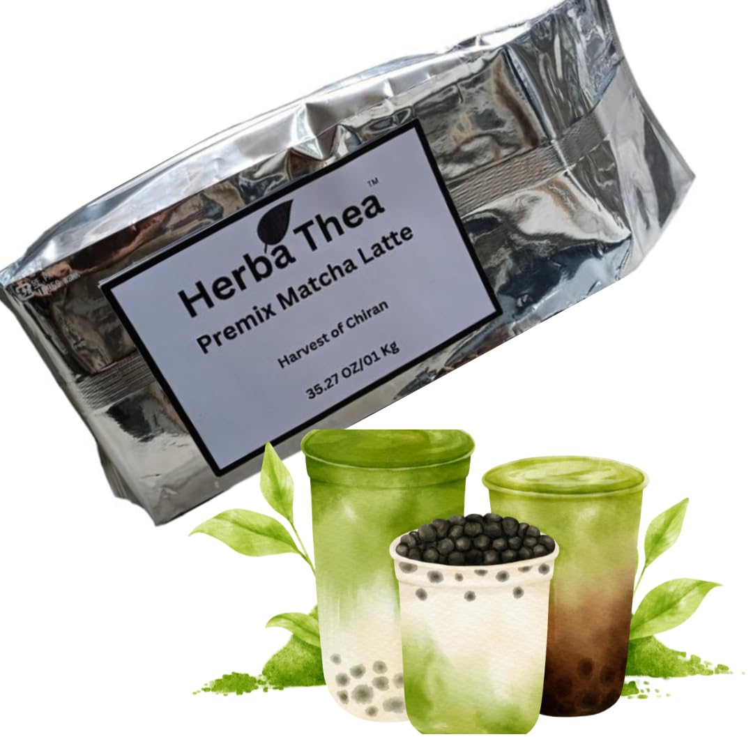 Herba Thea Premix Matcha Latte Powder 2 20LB 1kg Ready to Drink Made in Japan