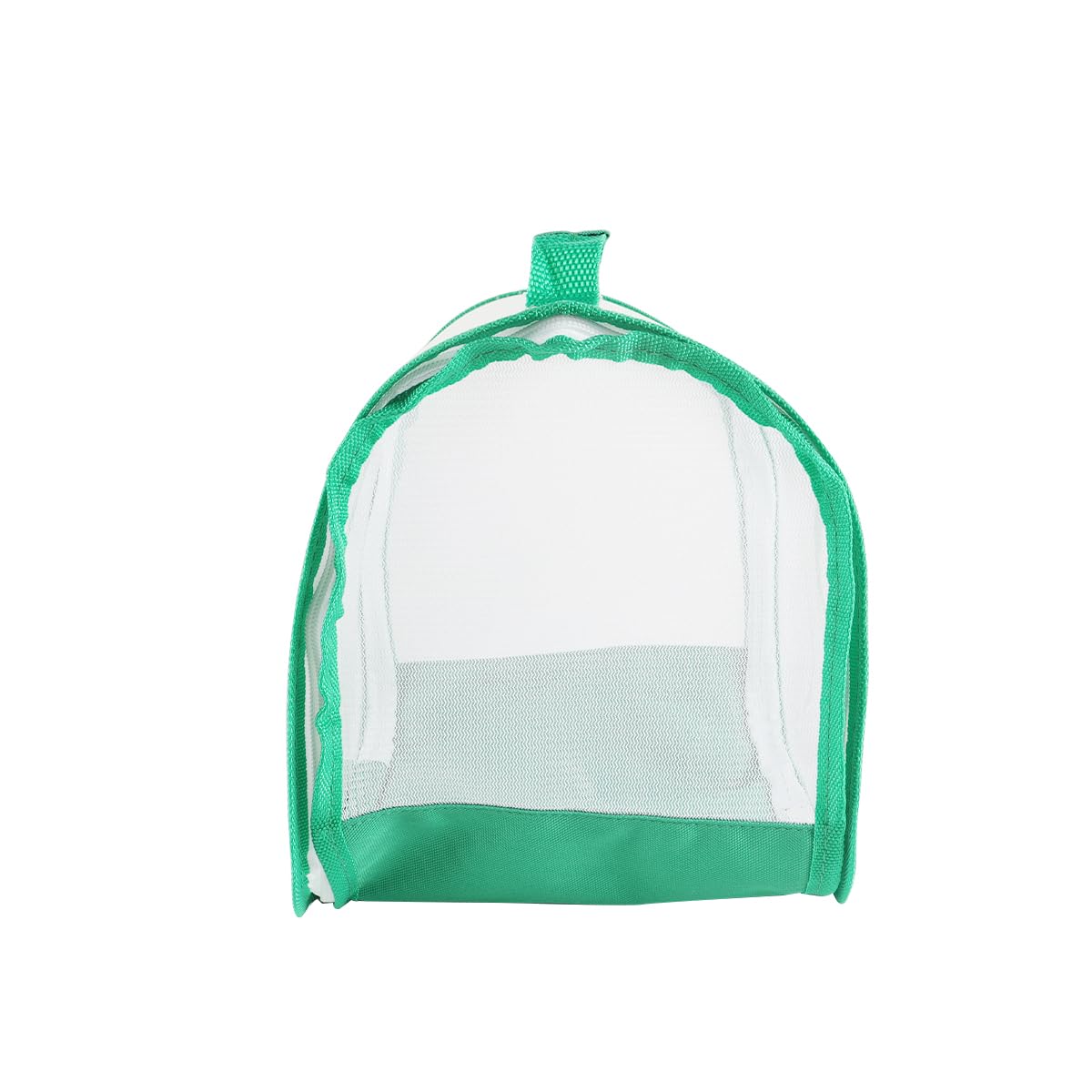 Qury Jaula de hábitat de mariposas, 7.9 x 7.9 x 7.9 pulgadas, plegable, malla de ventilación transparente con asa para mariposas, libélulas (verde)