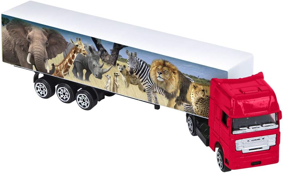 Rhode Island Novelty 7" Safari Tractor Trailer, 1 Piece per Order