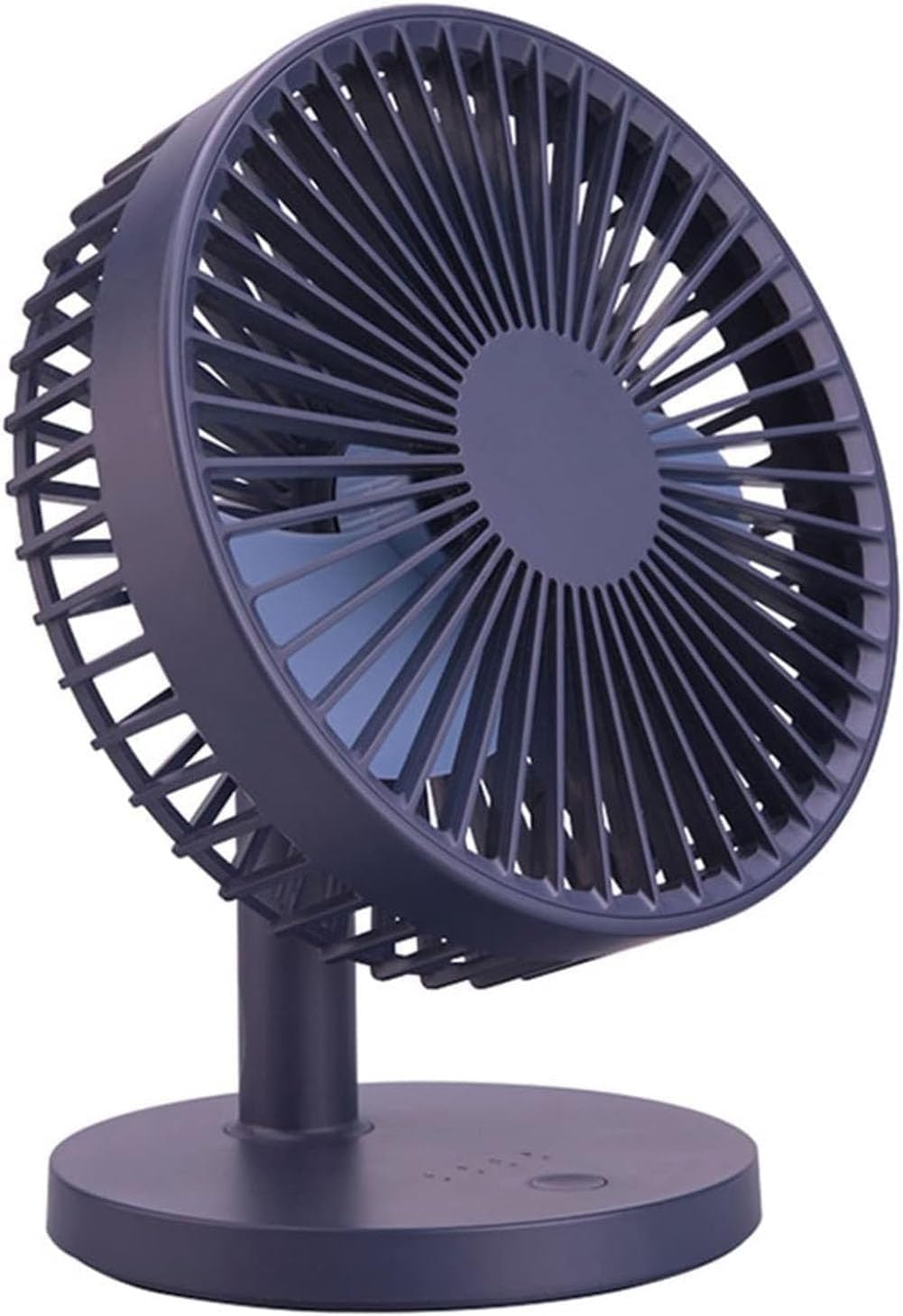 7 Inch Portable Table Fan with Adjustable Tilt Angle, Mini USB Rechargeable Quiet Compact Fan for Personal, Travel, Camping, Indoor and Outdoor (Samll)