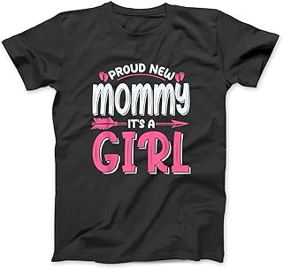 Girl Mama Est 2024 Mommy to Be Gifts First Time Girl Mom New Mommy T-Shirt MON Mens Womens, Hoodie Sweatshirt Longsleeve B...