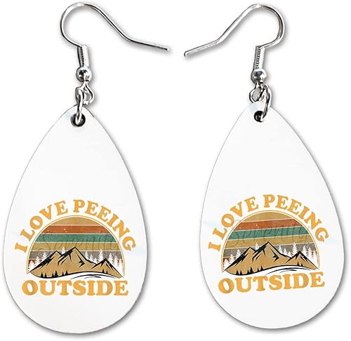 Vista 29 de Van Gogh - Juego de aretes colgantes divertidos Lindos aretes de joyería para niñas y mujeres Impresión de doble cara Regalo de cumpleaños