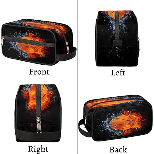 Miniatura 6 de Neceser de viaje para mujeres y hombres, bolsa de afeitar resistente al agua, kit de maquillaje organizador de cosméticos, bolsa de maquillaje para