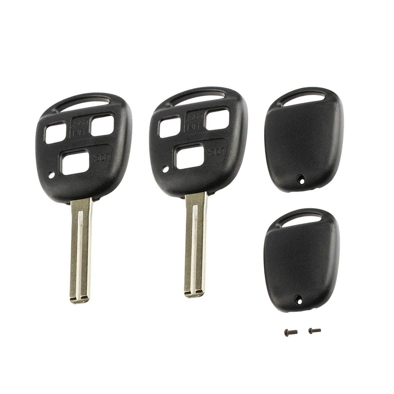 Anxingo Car Key Fob Remote Shell Case Cover for ES300 ES330 GS300 GS400 GS430 GX470 IS300 LS400 LS430 LX470 RX300 RX330 RX350 RX400h RX450h SC430