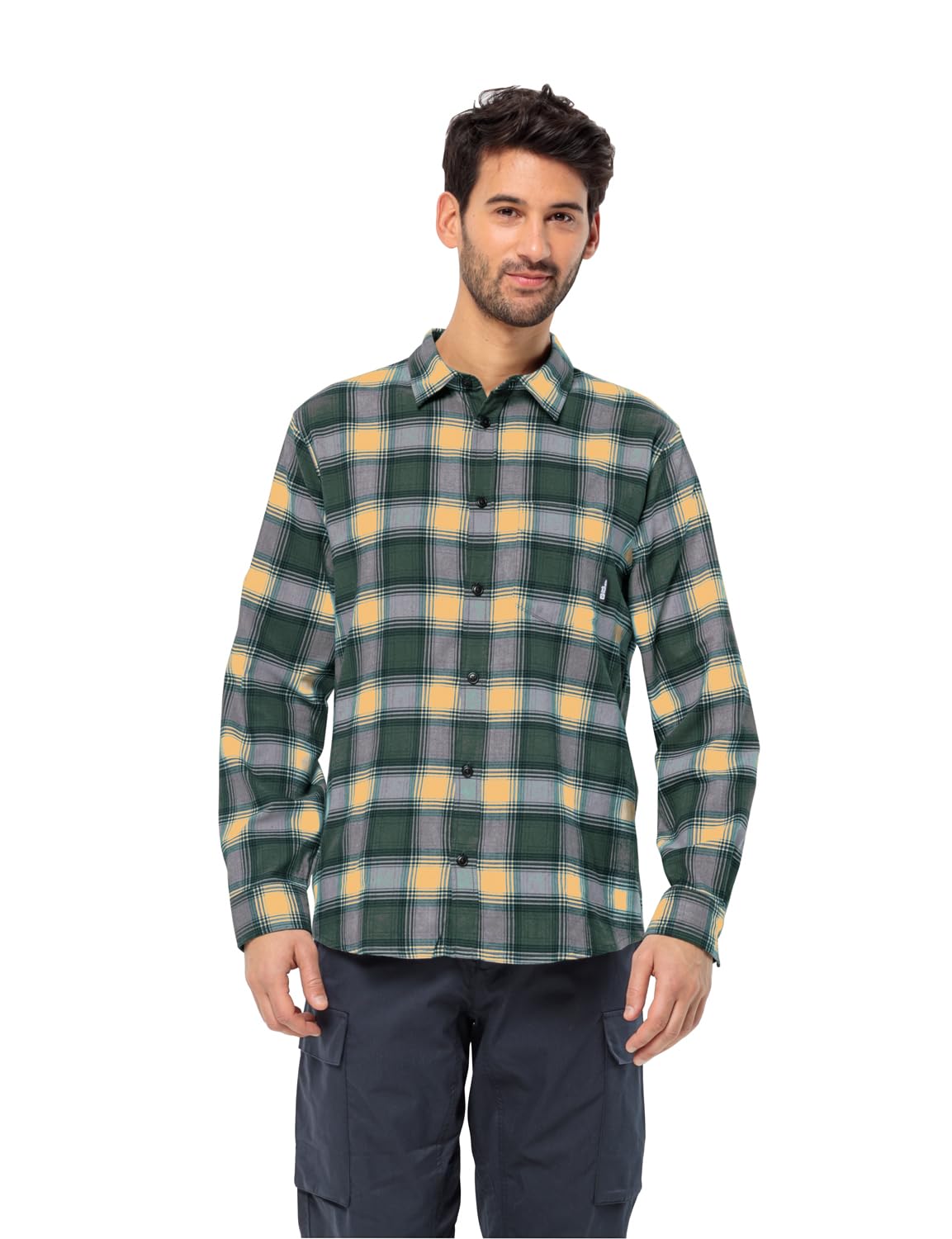 Jack Wolfskin Men's Hiking Trail Shirt M Shirt Teal