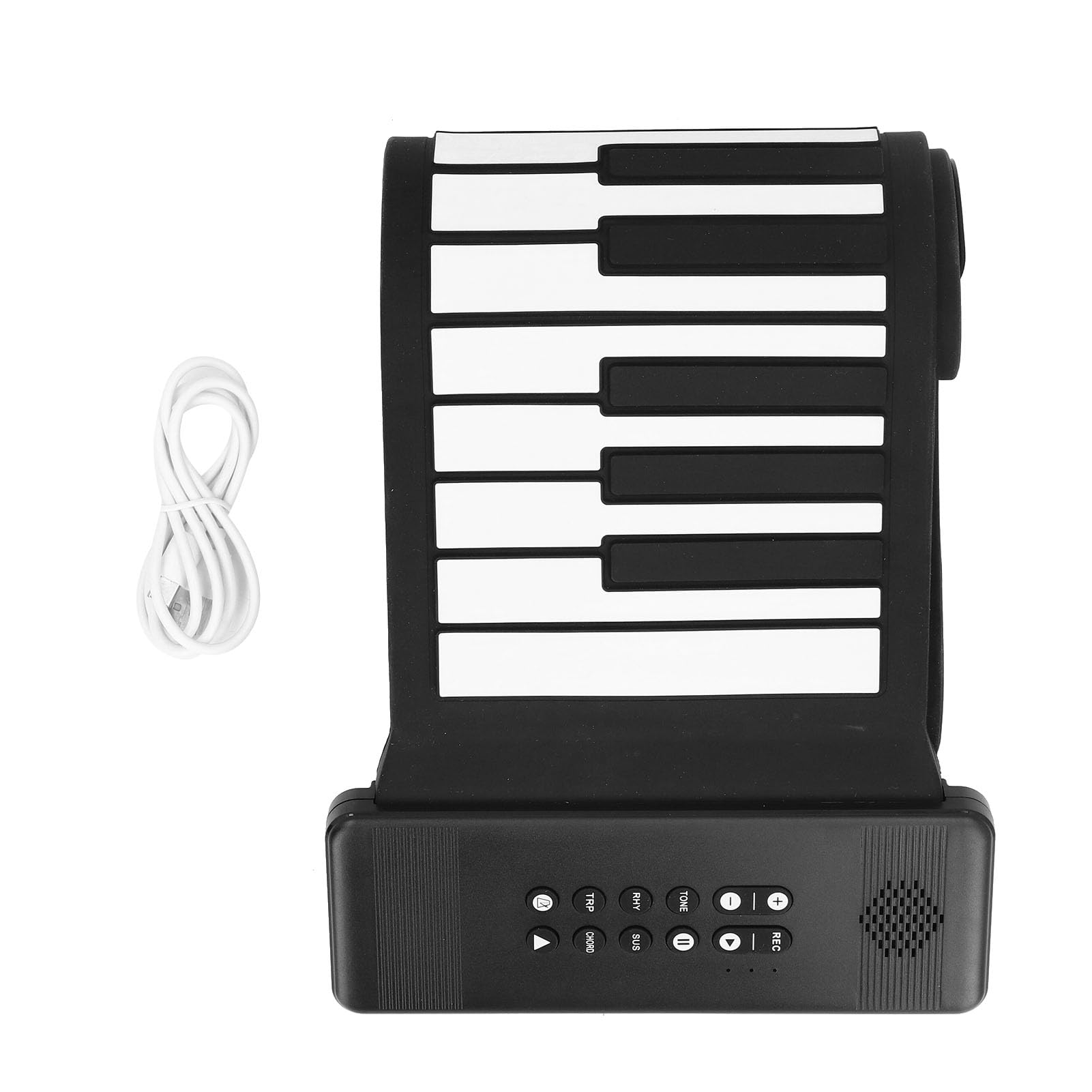 88 Key Hand Roll Piano, Roll Up Keyboard Roll Out Piano Kids Keyboard Piano 128 Tones USB MIDI BT Portable Folding Piano for Beginners