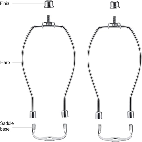 Miniatura 3 de Pack 2 accesorios de iluminación para lámpara de níquel de 10 pulgadas con bases de sillín desmontables, ligero, paquete de 2 accesorios de