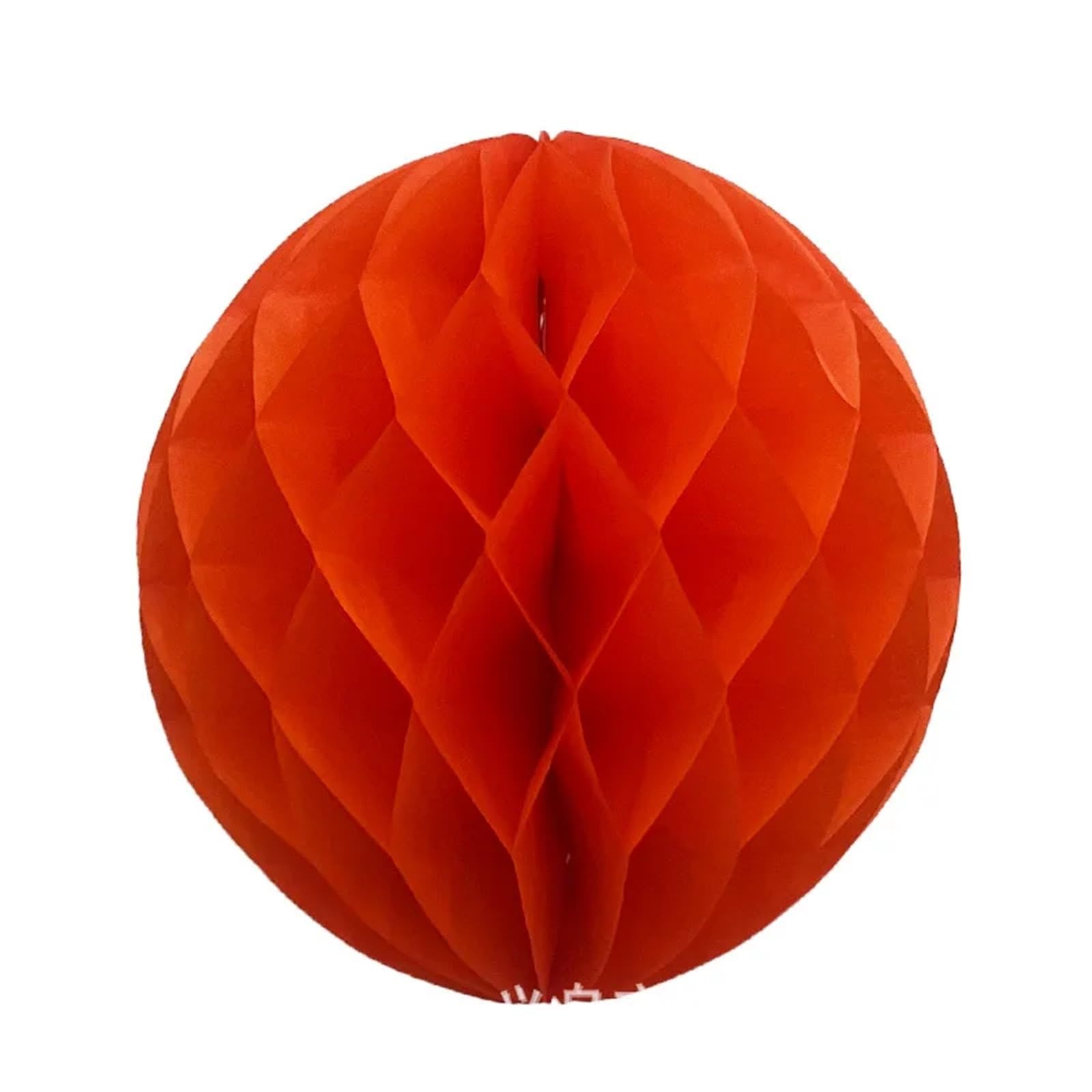 Paper Decorations 10Pcs Honeycomb Ball Wedding Room Column Background Decoration House(Red,30CM)