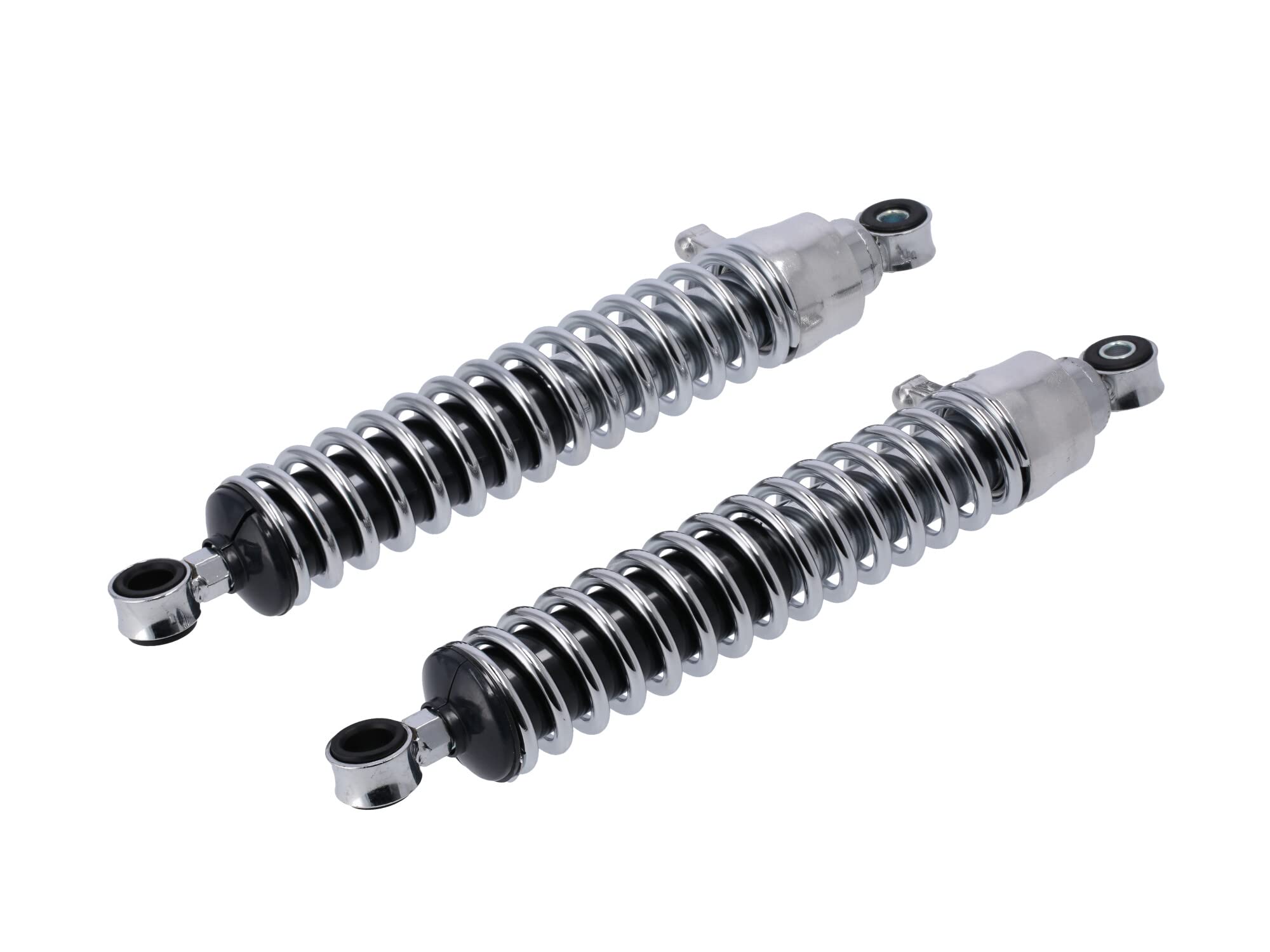 AKF Set: Federbeine hinten mit Verstellhebel, 360mm - für MZ ETZ, TS