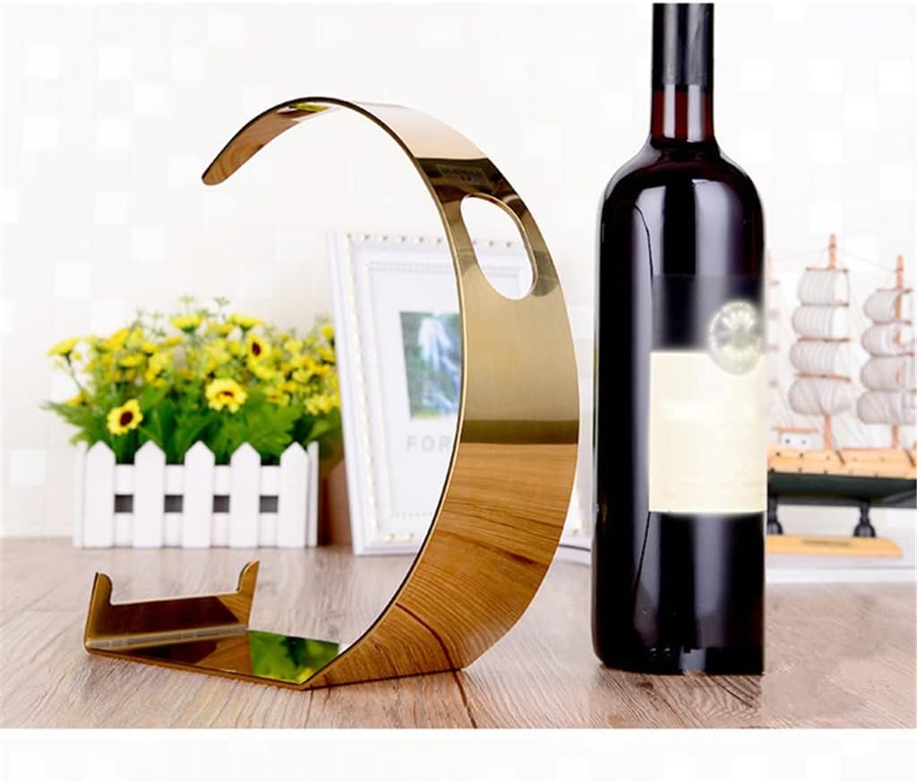 European-Style Creative Stainless Steel Wine Rack bar Bottle Home