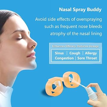 Nasal Spray/Steam Inhaler, New Model Generic Nose Spray Device for Gentle, Comfortable, Long-Term Diffusion Portable Essential Oil Diffuser (Trial XS/S/M/L)