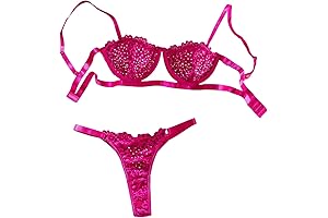 Rhinestone Lingerie Set: Alluring Lace and Shimmering Stones for Enchanting Nights