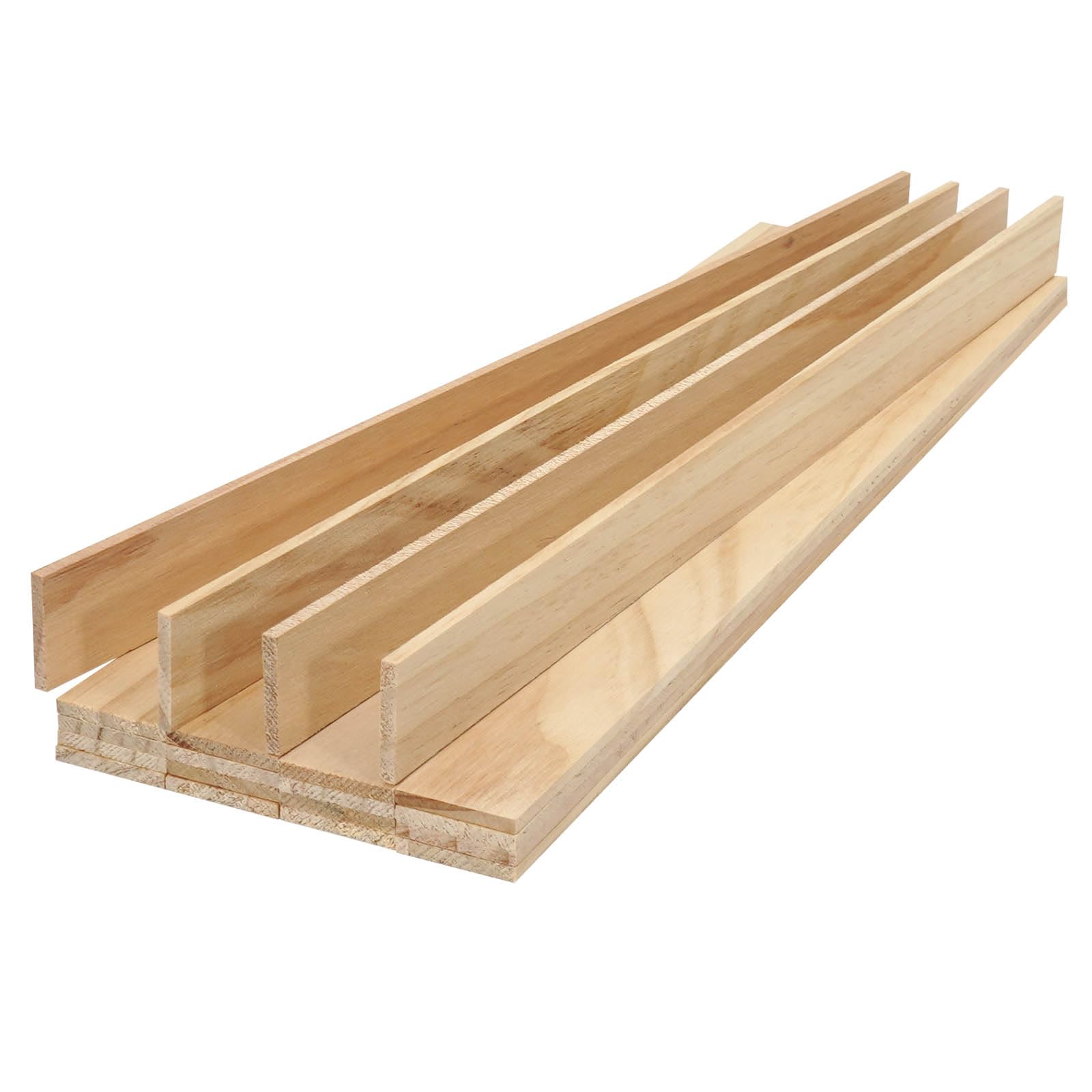 Wood Strips Slats Square Wooden Dowels for Crafts 1/4"x 1" x 15", 20 PCS Wood Trim Planks for Wall, Wooden Sticks for Crafting, Unfinished Pine Lumber Pieces for Woodworking Models Making Dollhouses — Amazon image 10